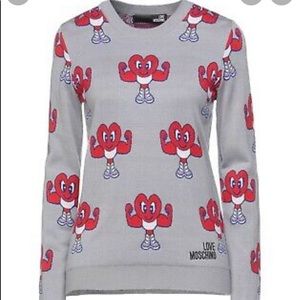 Strong heart Moschino sweater